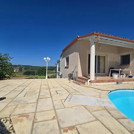 Belle - 6 Personnes - Piscine Et Parking Prives - Veranda Climatisee - Terrasse - 3 Doubles * Réalville