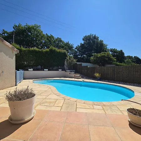 Belle - 6 Personnes - Piscine Et Parking Prives - Veranda Climatisee - Terrasse - 3 Doubles