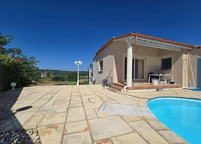 Belle - 6 Personnes - Piscine Et Parking Privés - Véranda Climatisée - Terrasse - 3 Doubles * Réalville